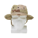 Genuine Dutch army boonie hat with DPM desert camouflage and wide brim for sun protection and outdoor use