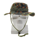 Chapeau militaire MFH à bord matelassé multiple, boucles circonférentielles, camouflage Flecktarn