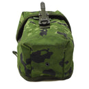 Original Danish military M96 universal pouch in green camouflage with secure buckle and durable fabric for outdoor use