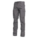 Grey Pentagon BDU 2.0 cargo combat pants with reinforced knees, zip fly, multiple pockets, and durable ripstop fabric.