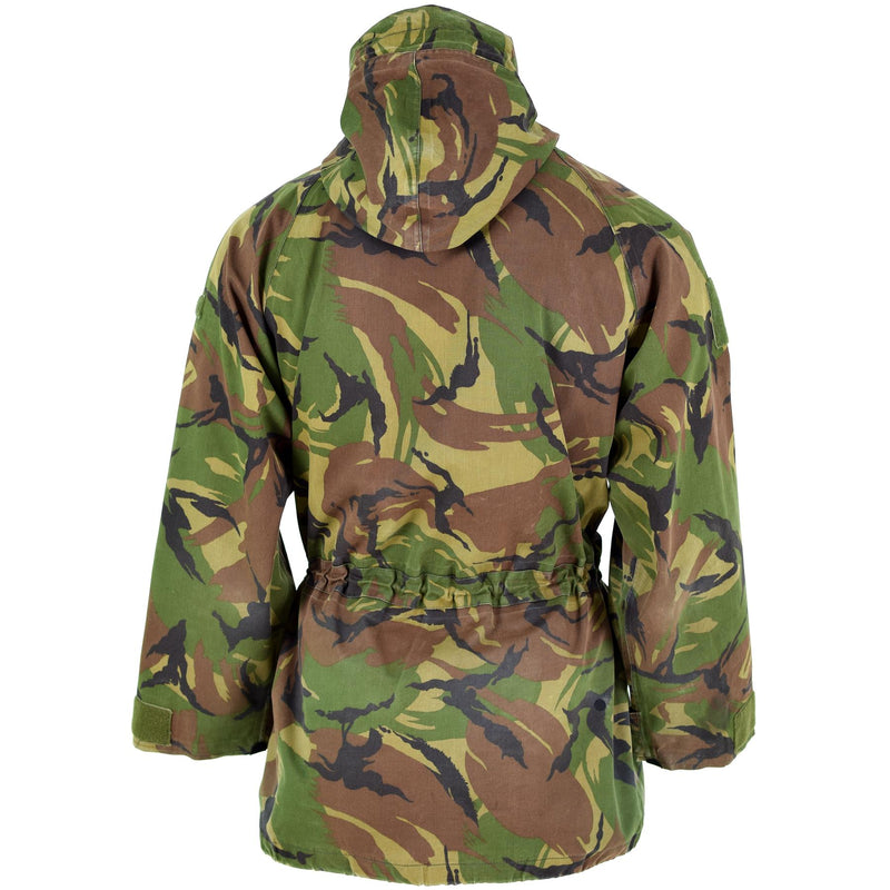 Véritable veste de combat de l'armée néerlandaise DPM goretex imperméable camouflage surplus parka