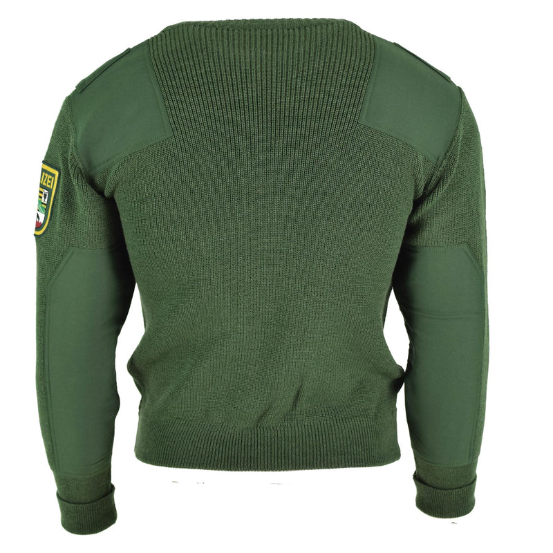 Véritable pull vert des troupes de l'armée allemande, pull militaire BDU, NEUF