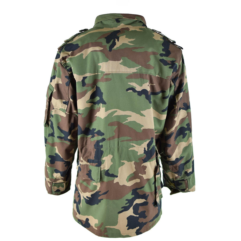 Veste de combat militaire originale vintage de l'armée slovaque M97 Camo NEUVE