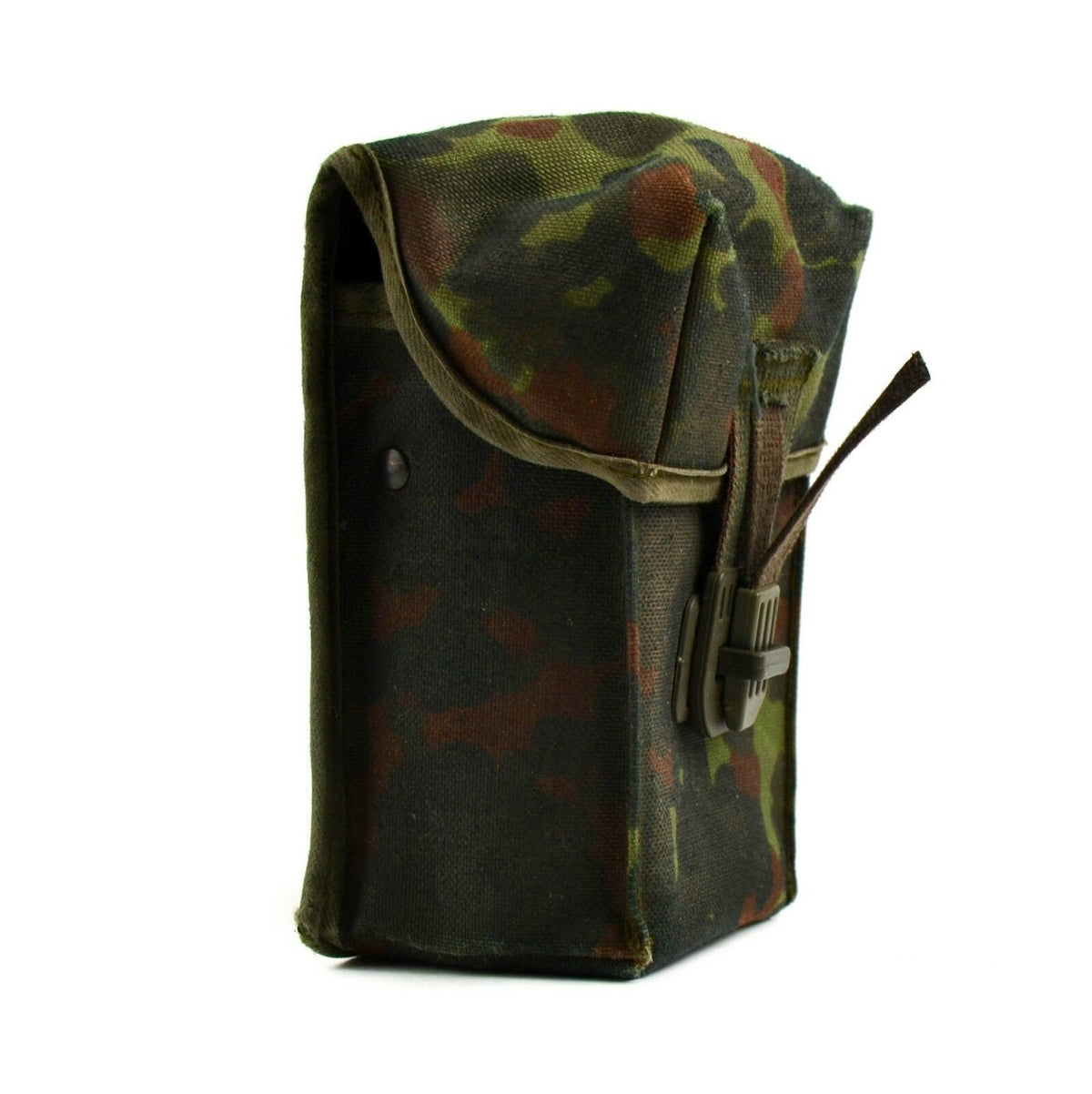 Pochette utilitaire originale de l'armée allemande Bundeswehr Flecktarn, sac de ceinture camouflage