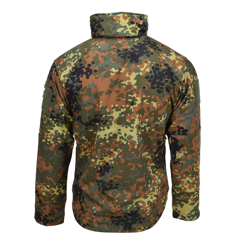 Veste Softshell MIL-TEC SCU 14 camouflage flecktran allemand vêtements d'extérieur de randonnée