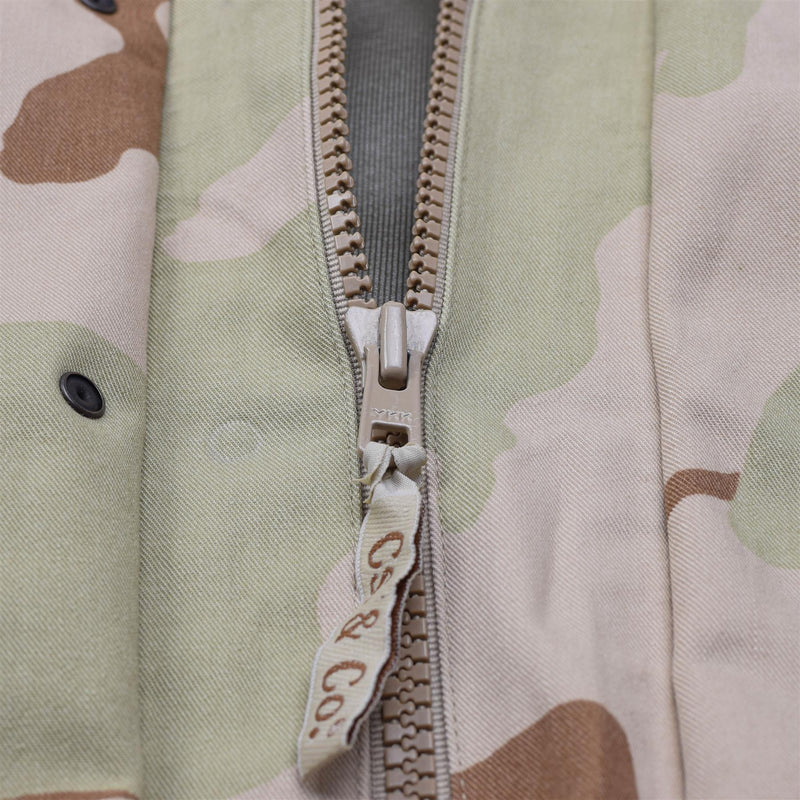 Veste de pluie originale de l'armée hongroise, camouflage de combat, imperméable, à capuche, pour le désert
