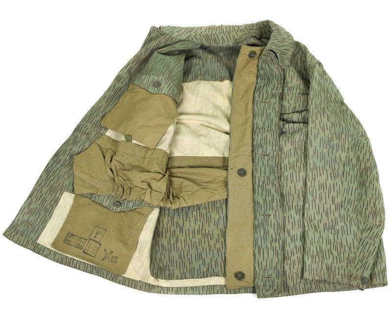 Veste de combat militaire originale de l'armée tchèque M60 Parka camouflage goutte de pluie 
