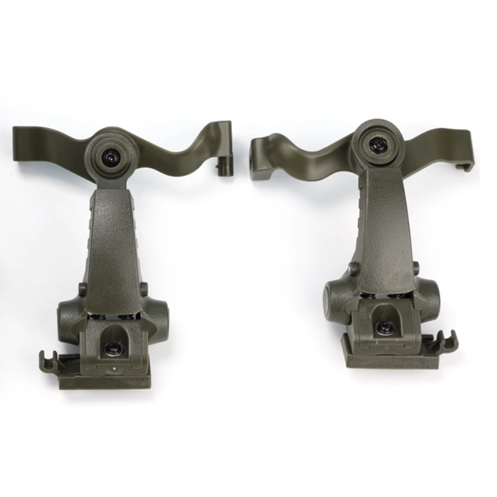 EARMOR M16A ARC Adaptateur de Rail de Casque Série PLUS Protecteur Auditif Coyote Marron