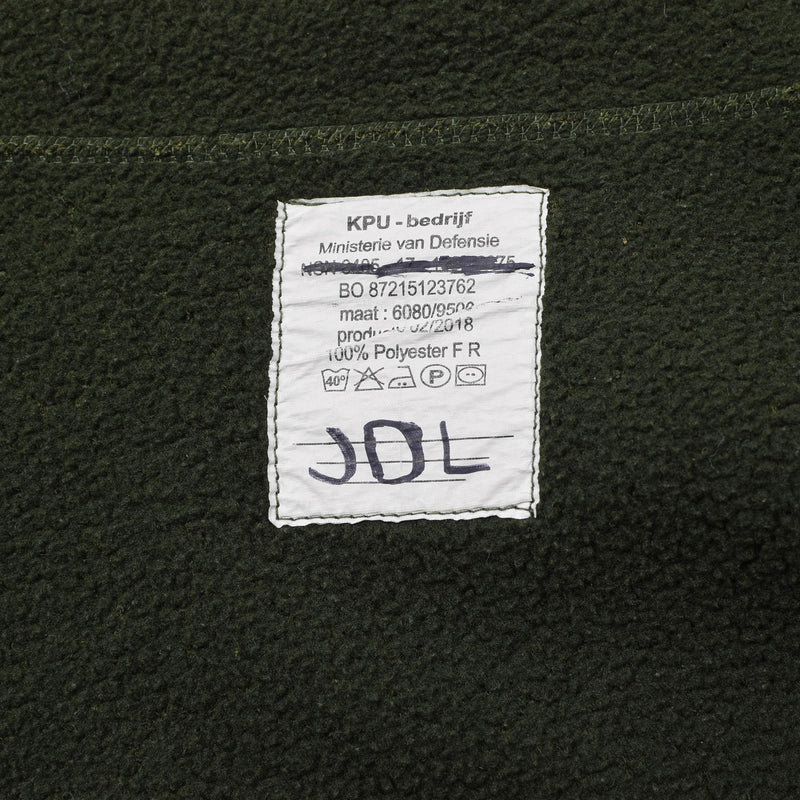 Veste polaire militaire néerlandaise originale, vêtement de sport thermique, doux et chaud pour temps froid