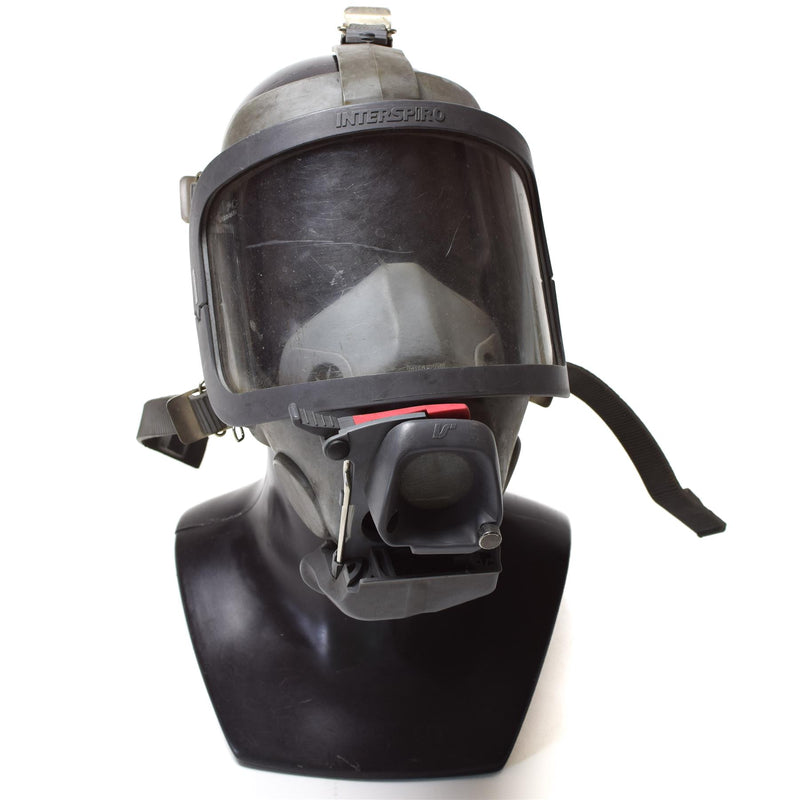 Masque facial authentique de marque Interspiro pour pompier, appareil respiratoire autonome, masque à gaz