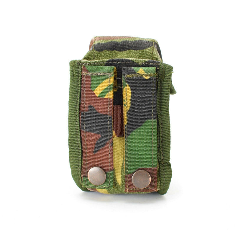 Pochette originale pour grenade à main de l'armée néerlandaise, sac Molle tactique DPM camouflage woodland