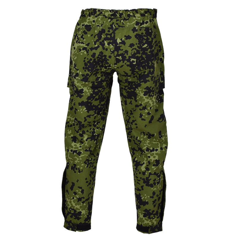 Pantalon de pluie de l'armée danoise d'origine camouflage M84 pantalon de combat tactique imperméable NEUF