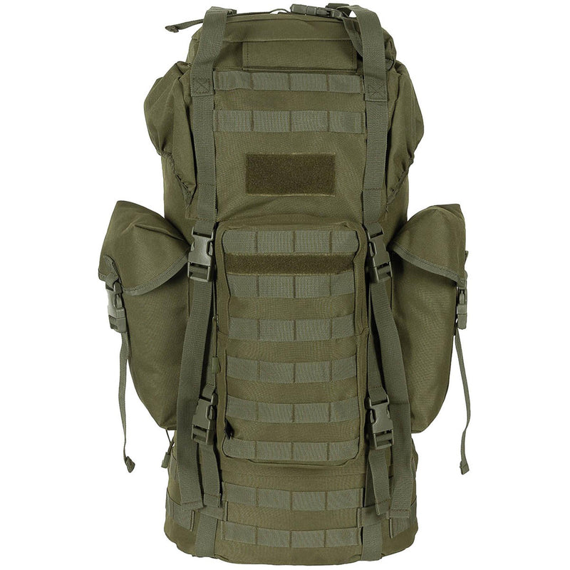 Sac à dos tactique de combat de l'armée BW de marque MFH Molle 65L sac de terrain en aluminium pour tige NEUF