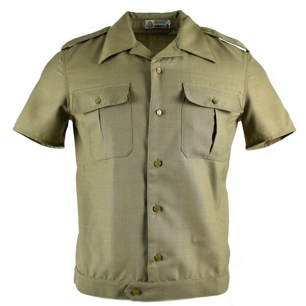 Genuine Hungarian army shirt Khaki officer short sleeve Hungary military NEW - GoMilitar