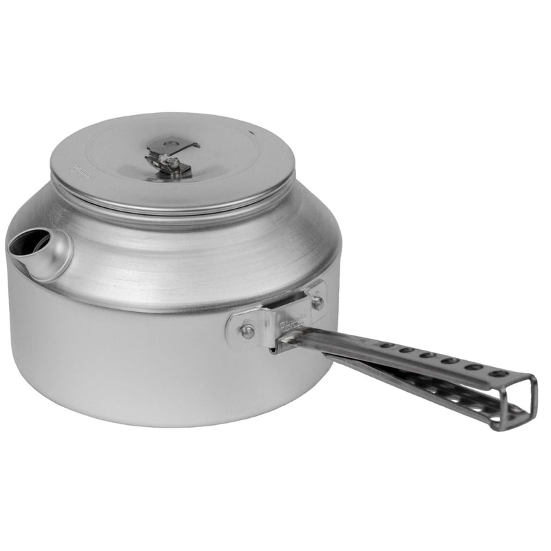 Couvercle de bouilloire Trangia 0,9 L en aluminium léger avec poignée pliable pour randonnée en plein air