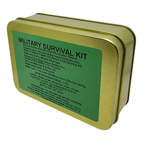 Kit de survie militaire BCB pour camping, randonnée, chasse, secours, essentiels