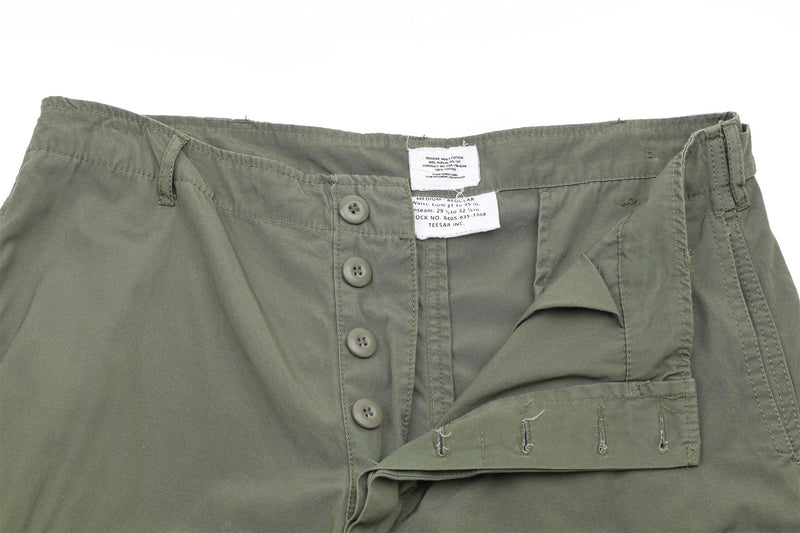 Pantalon de combat OD style jungle vietnamienne M64 de l'armée américaine de marque Mil-Tec pour soldats BDU