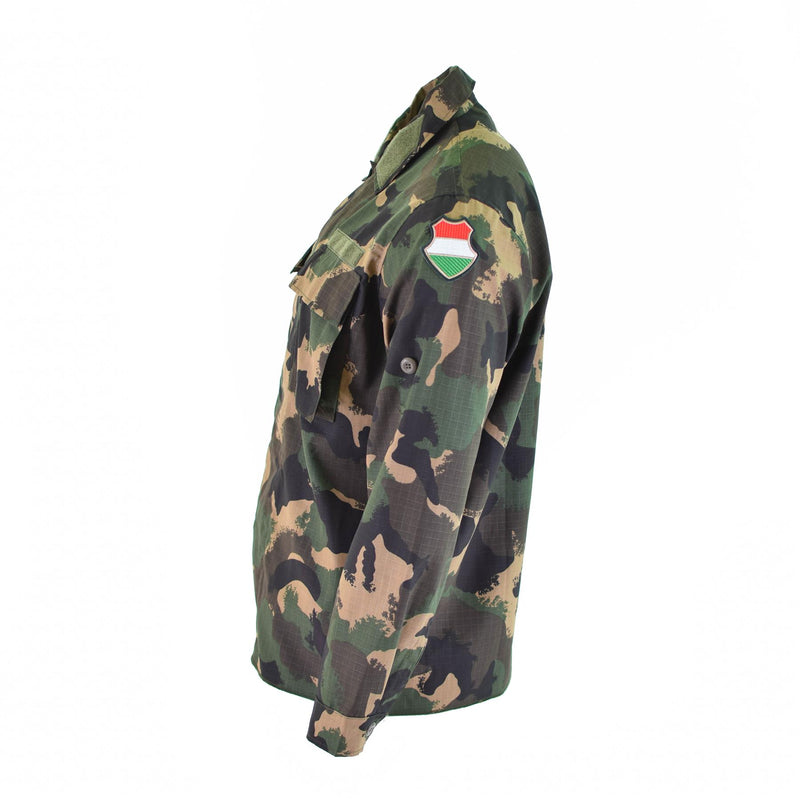 Véritable chemise de l'armée hongroise m90 camouflage 4 couleurs à manches longues militaire NEUF