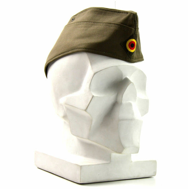 Véritable casquette de l'armée allemande, chapeau olive, casquette de garnison, neuf