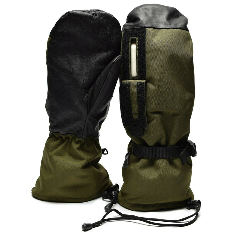 Mitaines d'origine de l'armée néerlandaise Olive Gants militaires Gore-Tex à doigt de gâchette