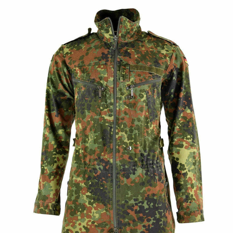Combinaison de combat originale de l'armée allemande, combinaison de camouflage flecktarn, combinaison de tankiste