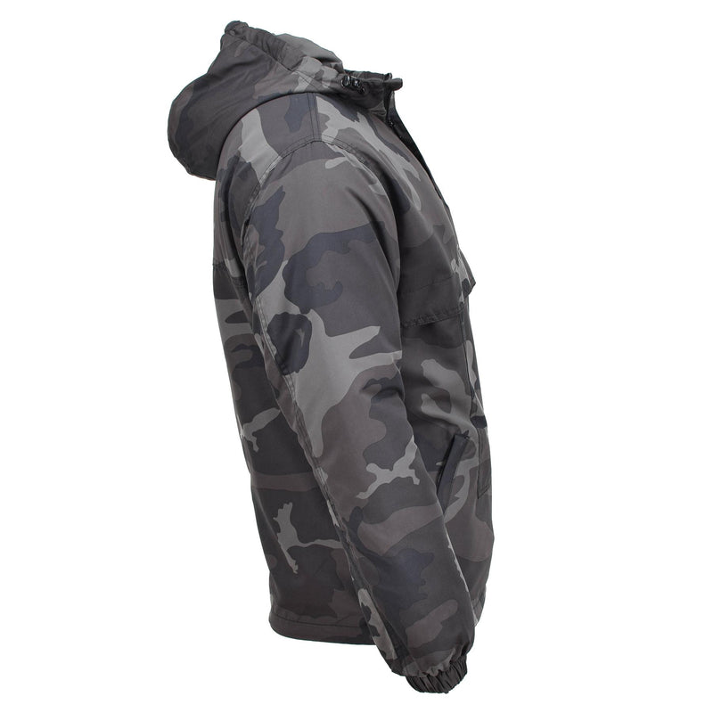 Veste de sport MIL-TEC Anorak légère CCE camouflage nocturne vêtements de sport à capuche