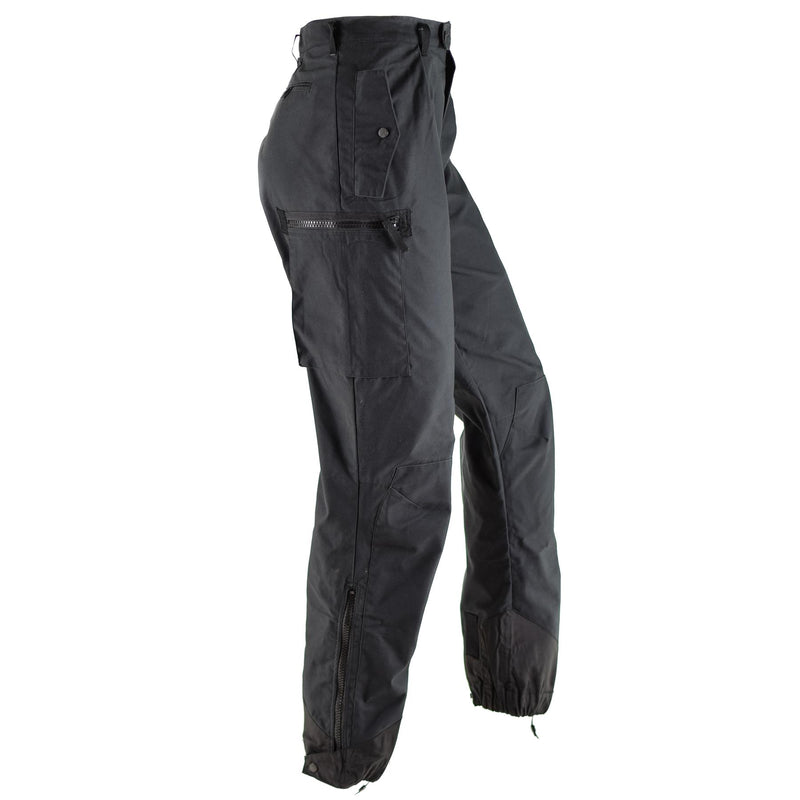 Pantalon de combat de campagne noir original de l'armée suédoise M90 ​​BDU neuf