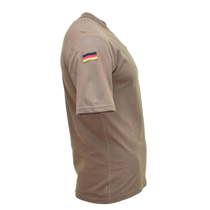 T-shirts militaires Leo Kohler, uniformes de troupes de l'armée, couche de base, sous-vêtements, kaki