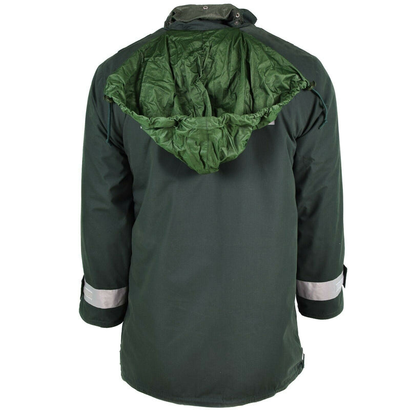 Véritable veste de police allemande GoreTex verte imperméable BGS Parka Border Guard