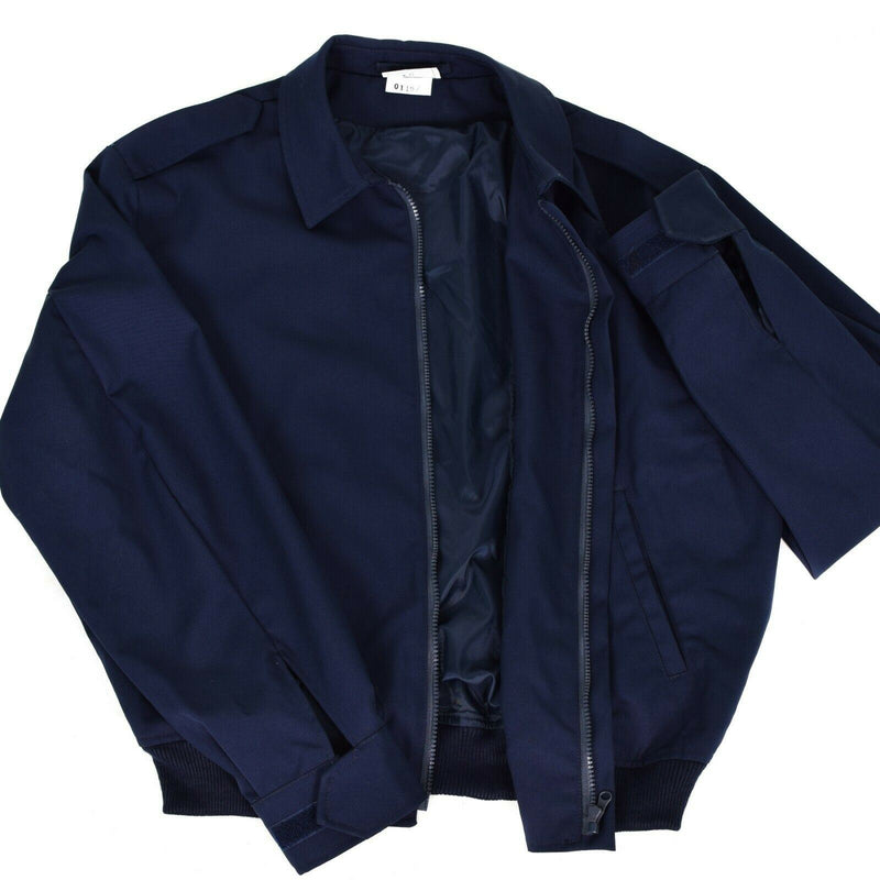 Veste originale des forces aériennes de l'armée espagnole Bomber bleu équipage de vol NEUF