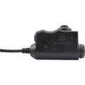 Earmor PTT Adaptateur Motorola 1 Broche Radio Casque Filaire Tactique Noir