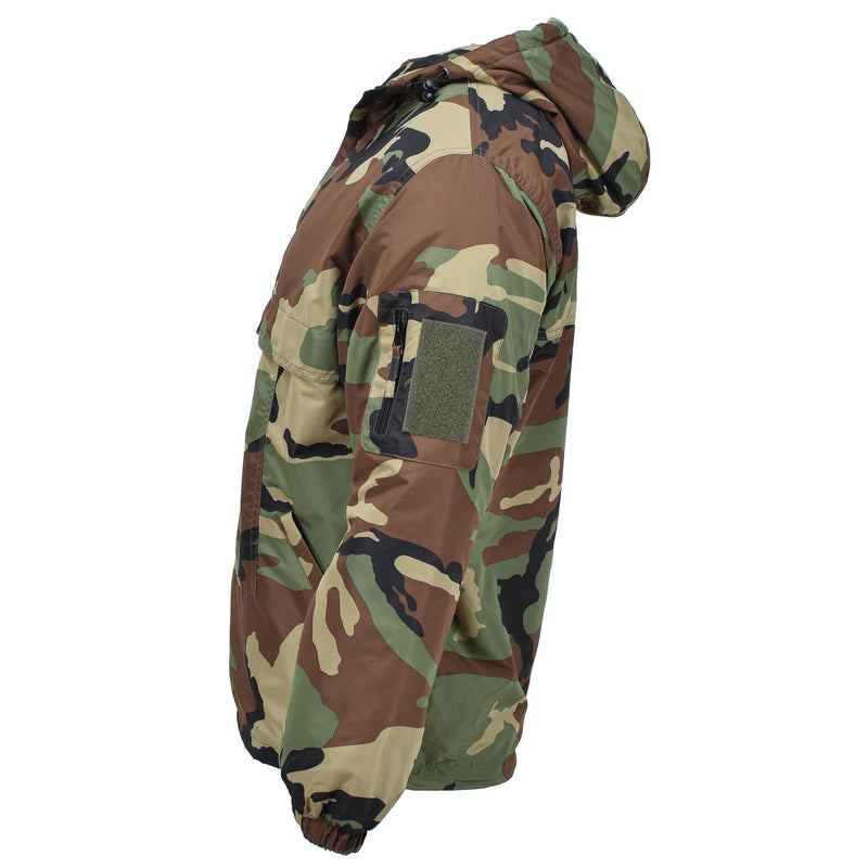 Veste de combat militaire allemande MIL-TEC coupe-vent d'hiver avec capuche doublée NEUF