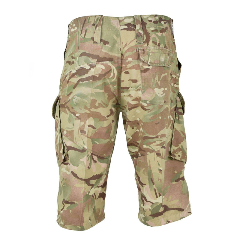 Véritable short de combat militaire MTP camouflage de l'armée britannique, bermuda militaire