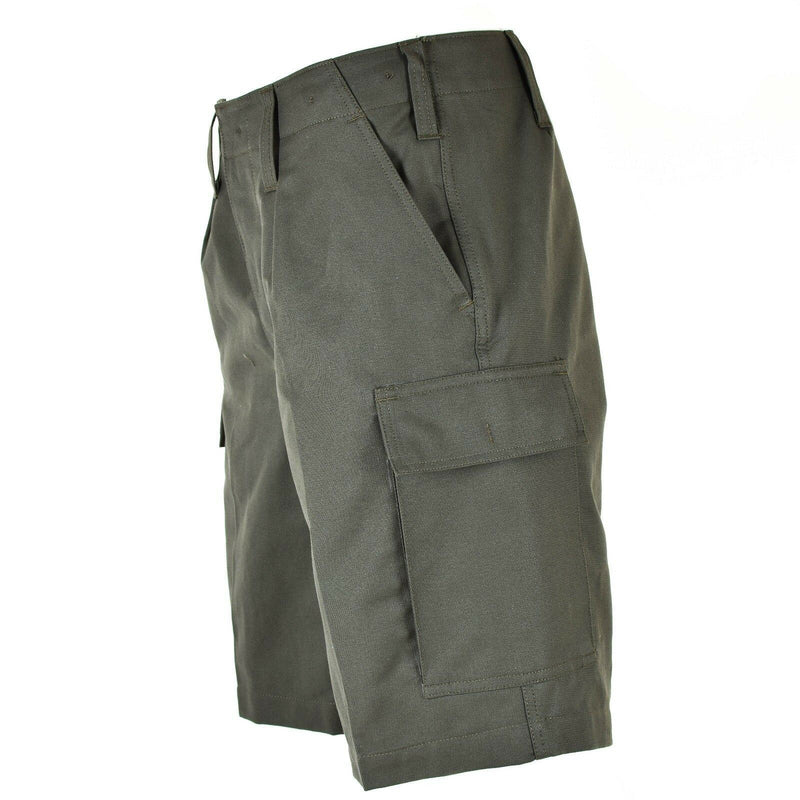 SHORT MOLESKIN OD authentique de l'armée allemande, cargo durable pour homme, été, OLIVE, NEUF