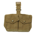 Pochette originale pour cartouches en sangle M37 de l'armée britannique, pochette Double pour magazines, kaki