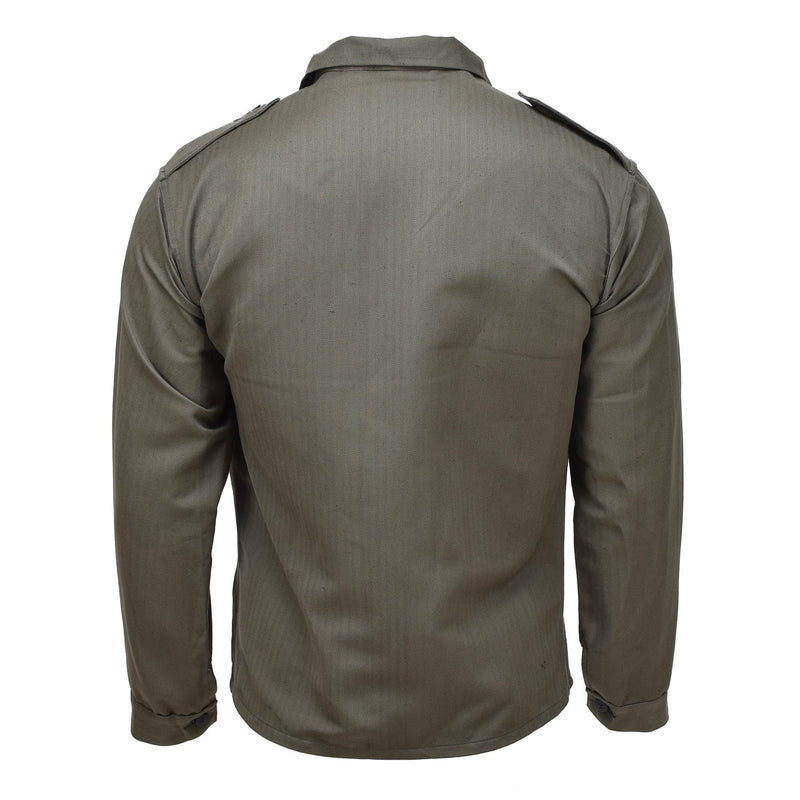 Veste de campagne autrichienne originale M59, chemise vintage des troupes de la Seconde Guerre mondiale, olive, NEUF