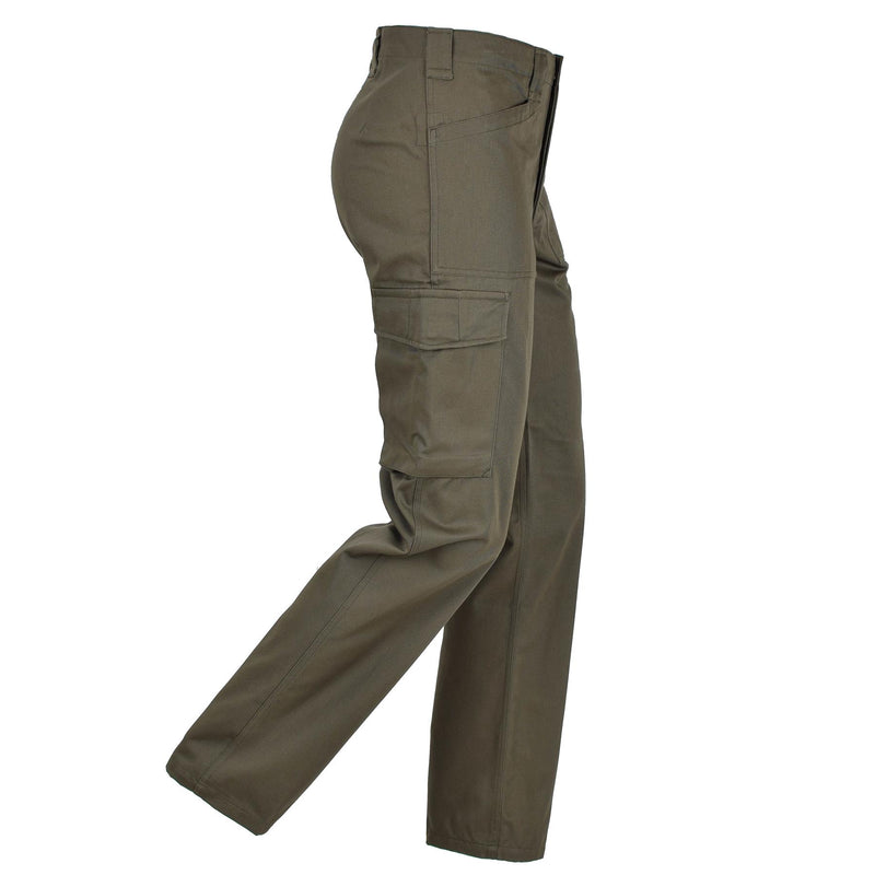 Pantalon cargo militaire autrichien original anzug 75 pantalon de service de travail olive NEUF