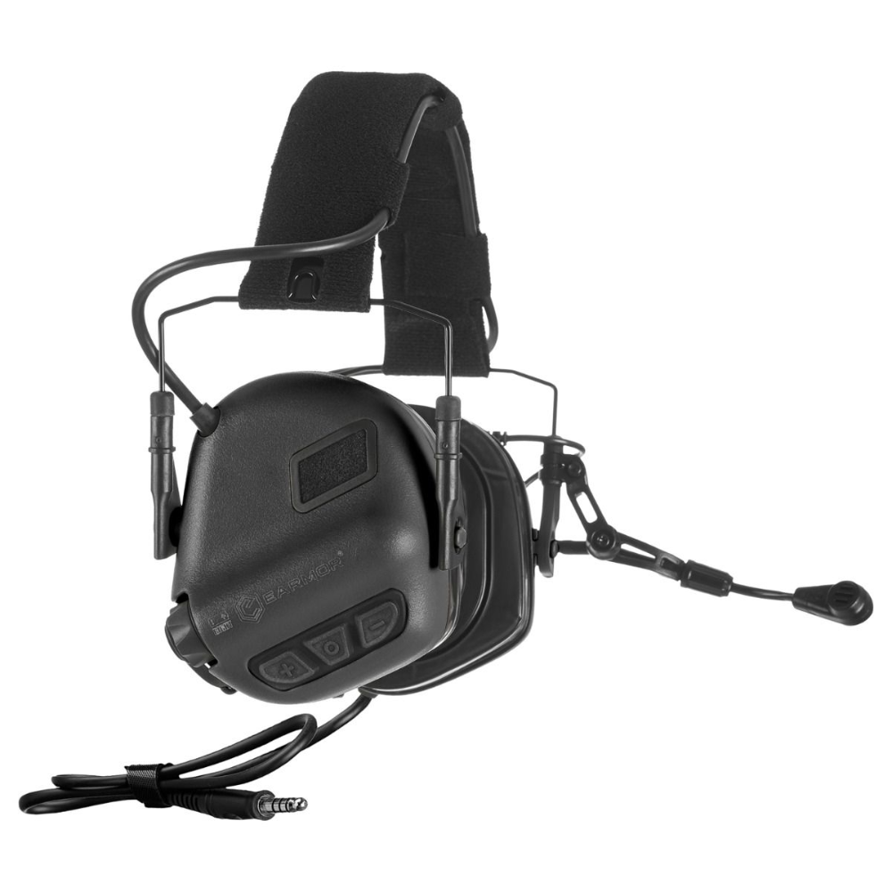 EARMOR M32 Plus casque de communication tactique protection auditive noir