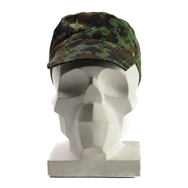 Véritable casquette militaire de l'armée de Guinée-Bissau ripstop camouflage jungle chapeau militaire neuf