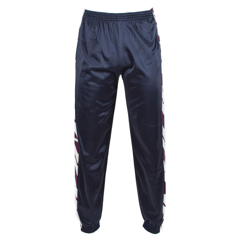Pantalon de survêtement d'école militaire français original pantalon de sport rayé course randonnée