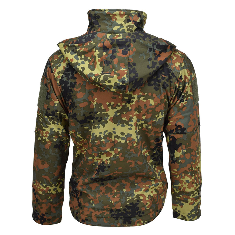 Veste Softshell MIL-TEC SCU 14 camouflage flecktran allemand vêtements d'extérieur de randonnée