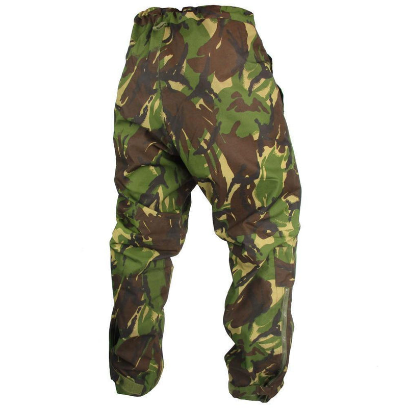 Pantalon de pluie camouflage DPM de combat militaire de l'armée britannique d'origine imperméable Goretex
