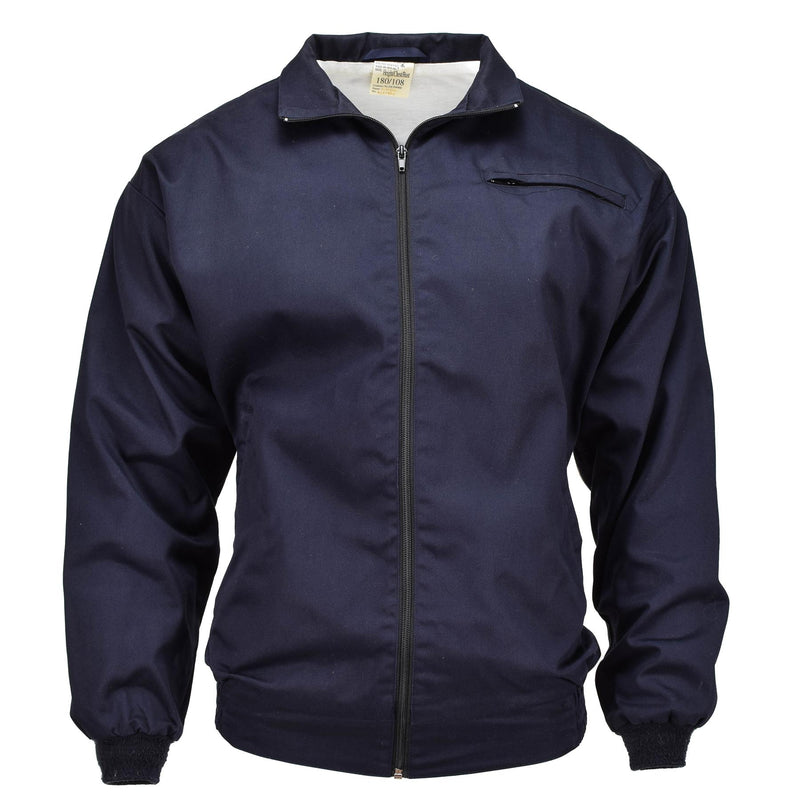 Veste de survêtement RAF authentique de l'armée britannique Royal Air Forces, style bombardier militaire bleu