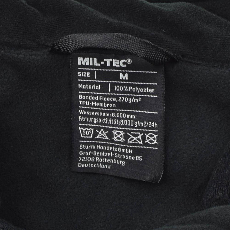 Veste polaire MIL-TEC pour temps froid, vêtements de sport thermiques de randonnée résistants à l'eau