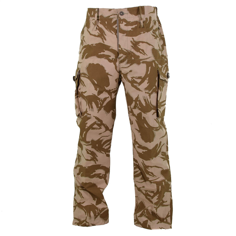 Pantalon de l'armée britannique d'origine pour les troupes de campagne du désert DP, pantalon de combat coupe-vent BDU