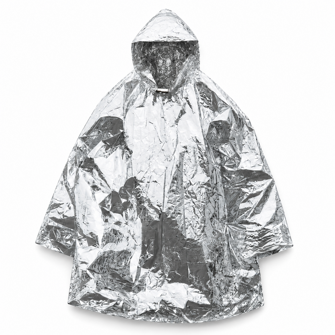 Mil-Tec Poncho de Survie d'Urgence Housse de Pluie Thermique Légère à Capuchon