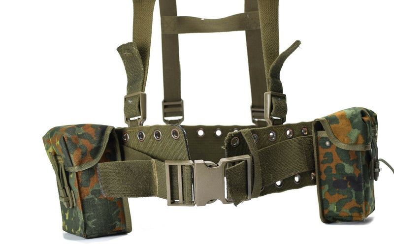 Kit de transport de charge pour harnais de ceinture tactique 4 pièces du système de sangles de l'armée allemande d'origine