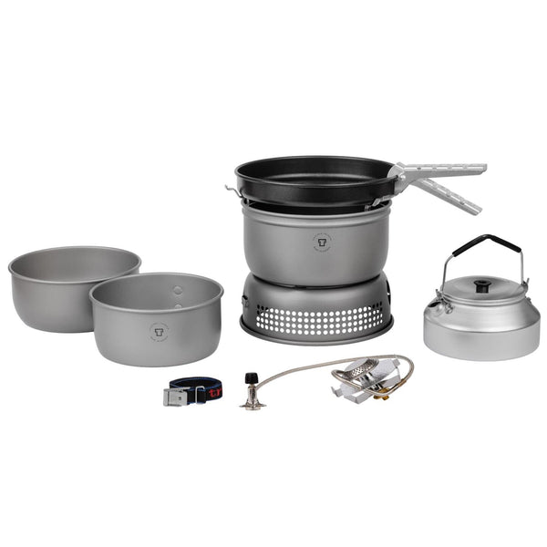 Ensemble de réchaud compact Trangia 1,75 L en aluminium anodisé dur léger pour randonnée