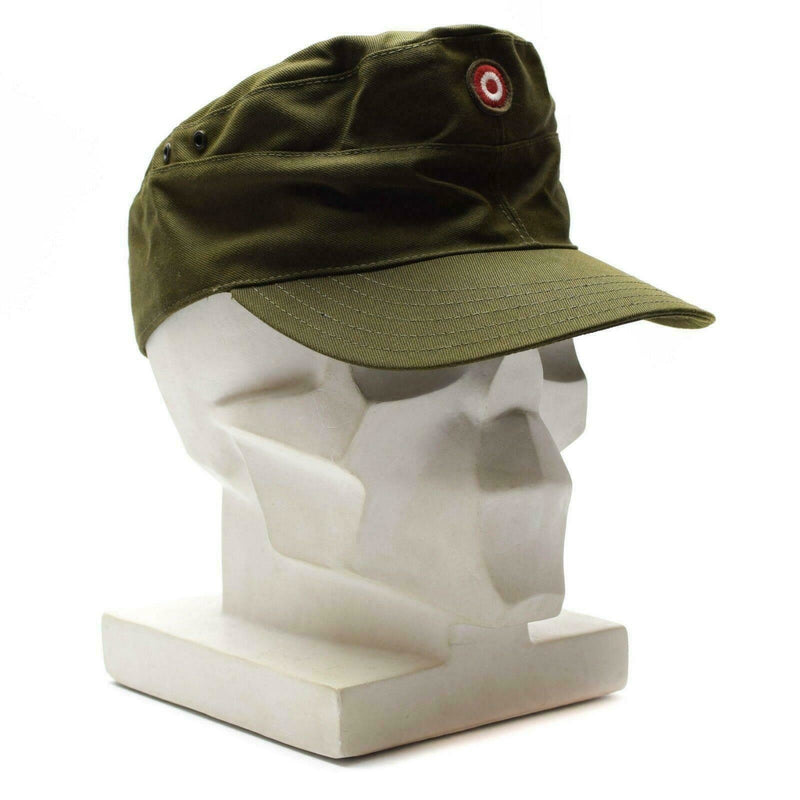 Casquette de combat authentique des troupes excédentaires militaires autrichiennes olive OD Austria