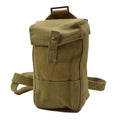Kit ceinture pochette chargeur M37 militaire britannique original motif toile kaki